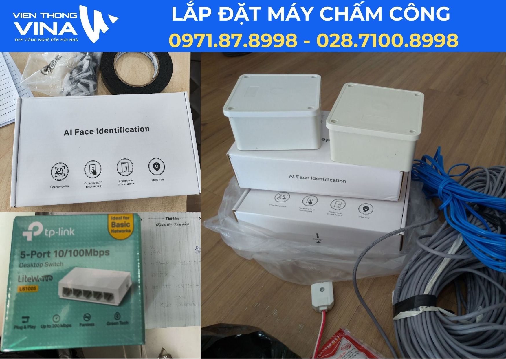 Lắp đặt bảo trì hệ thống máy chấm công